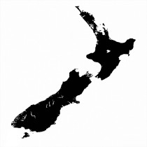 "Inselaufkleber" Neuseeland fürs Auto
