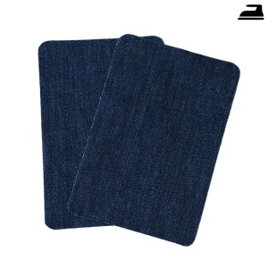 Bügelflicken Jeans dunkelblau