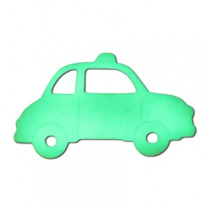 Phosporisierender Sticker kleines Auto