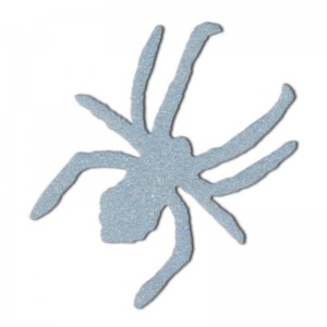 Reflektor Spinne zum Aufkleben silber