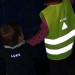 Aufgebügelte Buchstaben Reflektoren für Kinderkleidung