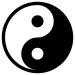 Yin Yang Sticker zum Aufkleben